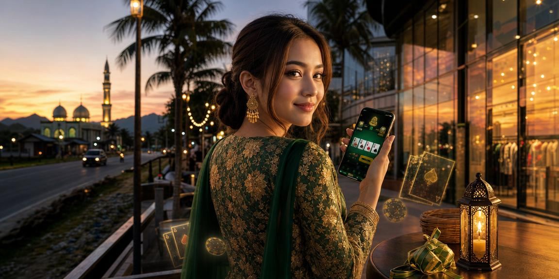 Kegembiraan permainan nombor dalam suasana perayaan Hari Raya di Malaysia